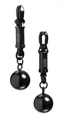 TF6783 / Зажимы на соски с утяжелителями Tom of Finland Barrel Nipple Clamps