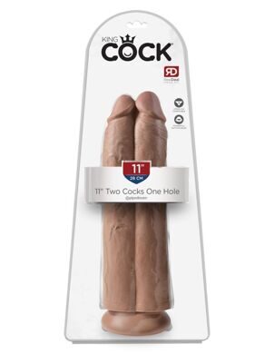 5552-22 PD / Двойной фаллоимитатор 11 King Cock
