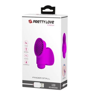 BI-014596 / Пальчиковый Минивибромассажер PrettyLove Freda