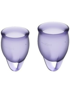 J1762-4 / Набор менструальных чаш, 2шт Feel confident Menstrual Cup Lilla