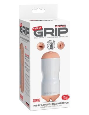 RD28119 / Двусторонний мастурбатор Pipedream Extreme Toyz Tight Grip Pussy &amp Mouth Masturbator