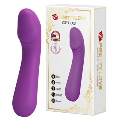 BI-014723 / Гибкий вибромассажер с повержностью soft silicone Pretty Love Cetus