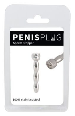 5342260000 / Металлический уретральный плаг Penis Plug Sperm Stopper Skull