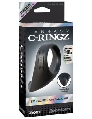 5916-23 PD / Эрекционное кольцо Fantasy C-Ringz Silicone Taint-Alizer - Black