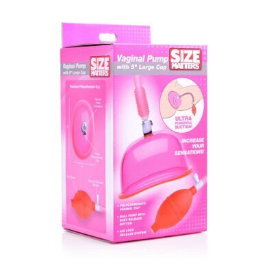 AF922-Large / Вагинальная помпа с большой чашей Vaginal Pump with 5 Inch Large Cup