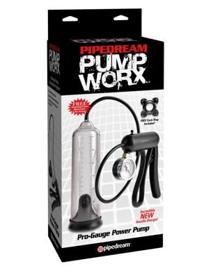 3151-23 PD / Вакуумная мужская помпа с датчиком давления Pump Worx Pro-Gauge Power Pump