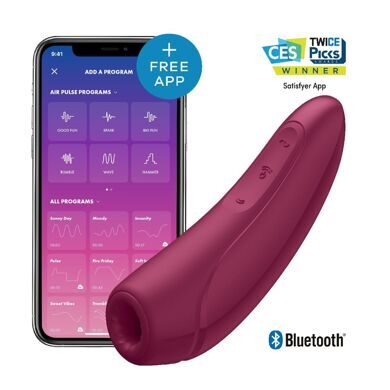 J2018-80-3 / Satisfyer Curvy 1+ Красно-розовый